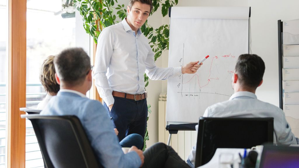 Presentatie na het marketingplan opstellen