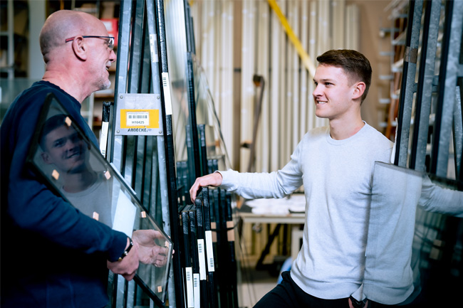 SEO samenwerking met Glashandel de Kroon Glashandel de Kroon bedrijfslogo, partner Conversie Partners voor SEO